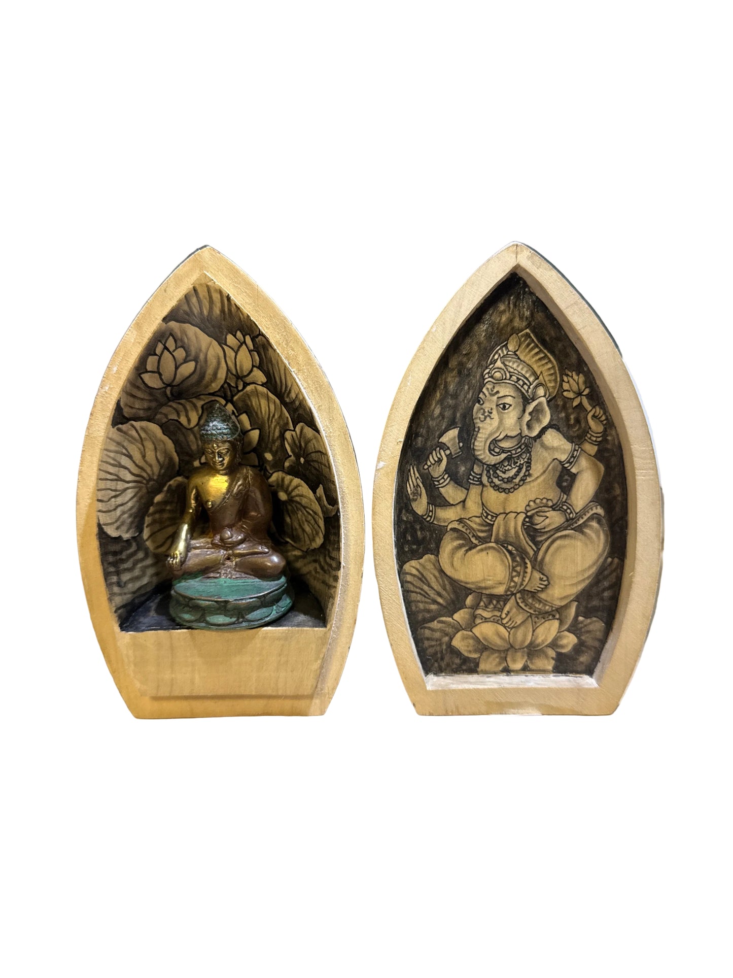 Painted Egg Wood Medium