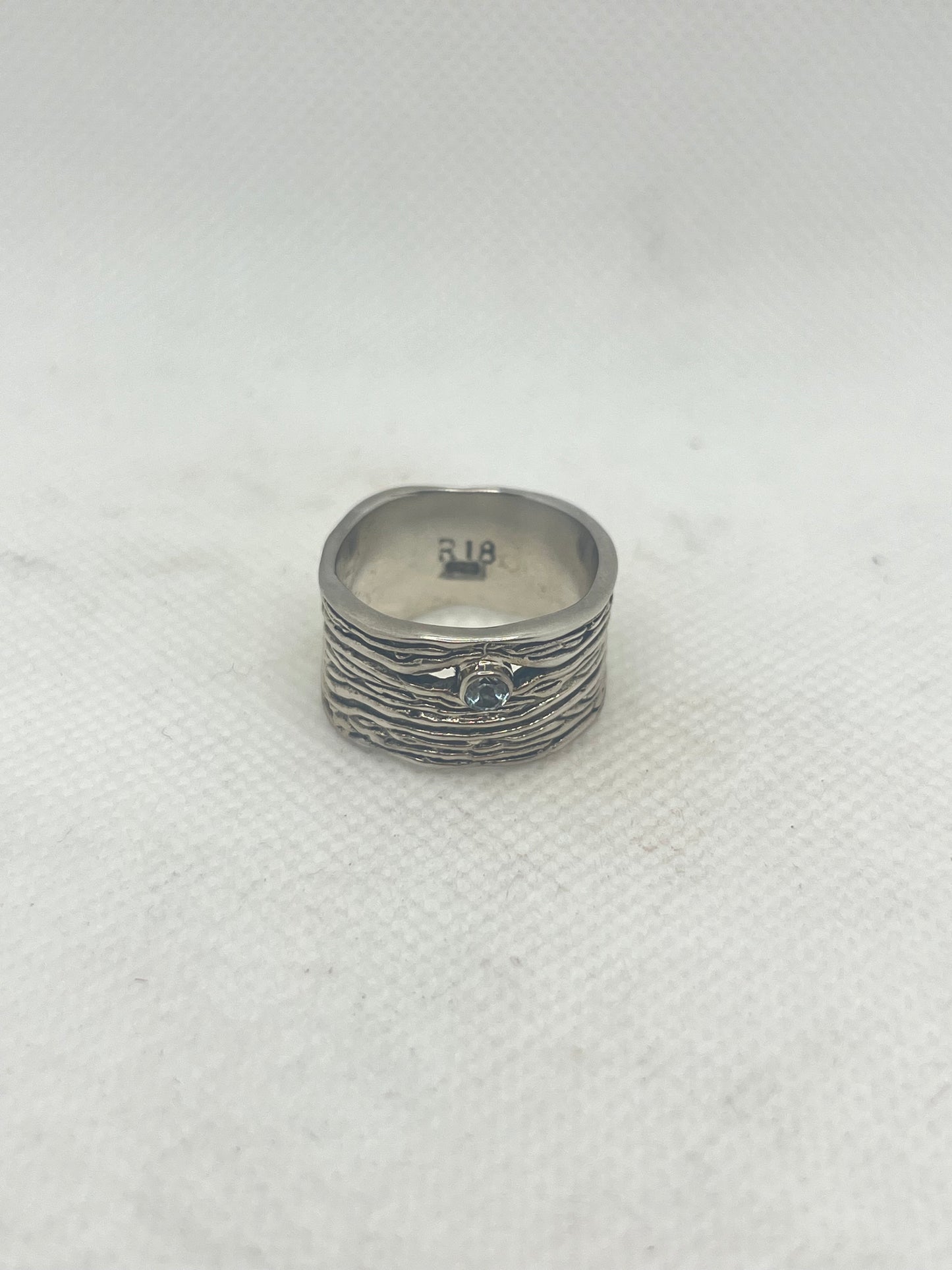 Blue Topaz Bird Nest Band