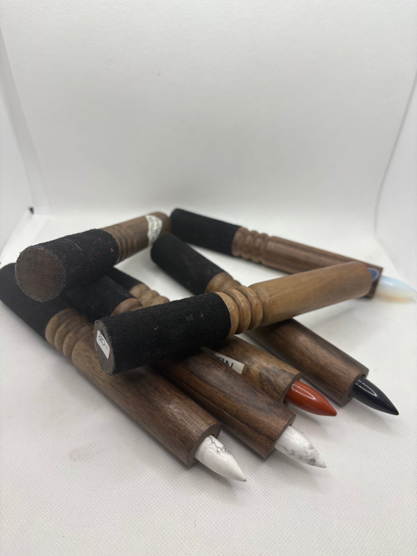 Wood Mallet with Gemstone