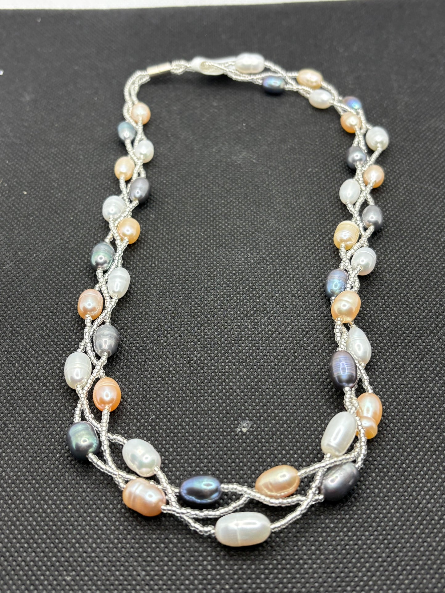 Peal Necklace 18" Magnectic Clasp