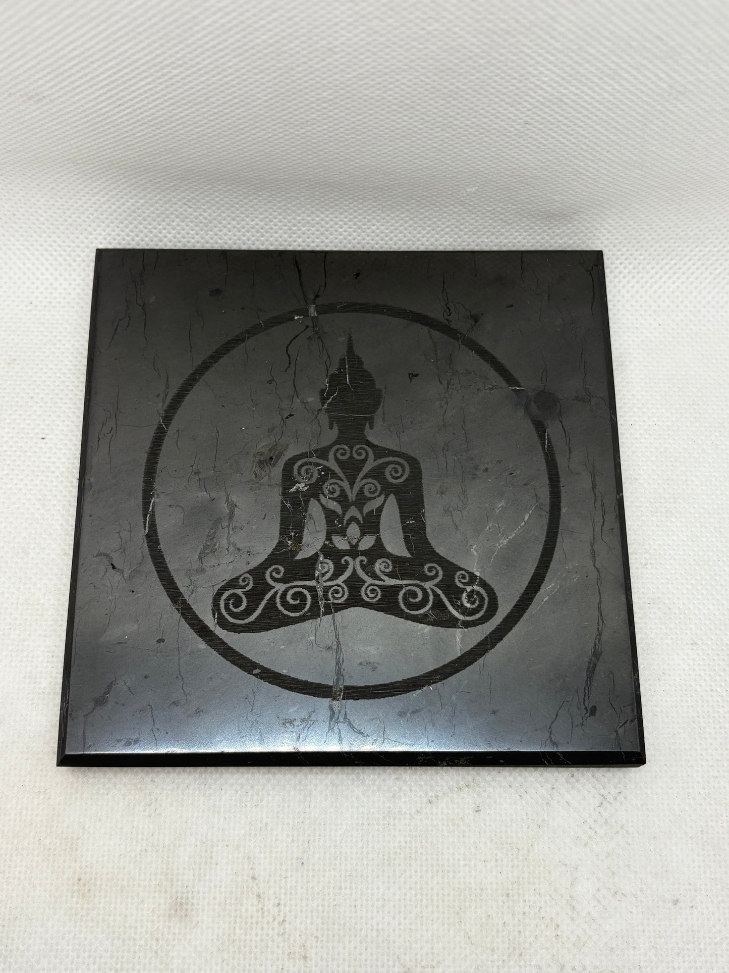 Shungite Charging Plate with Symbols