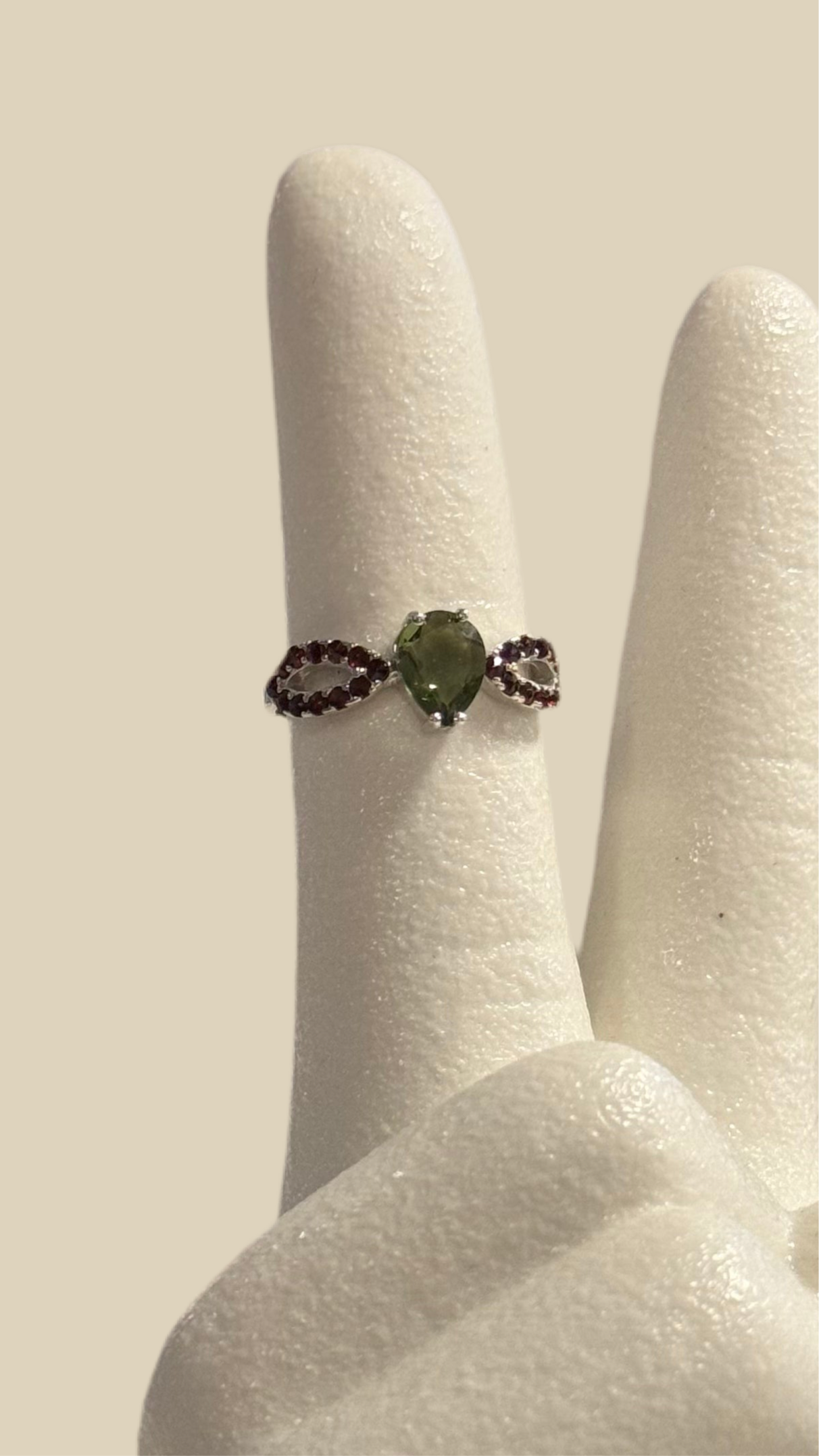 Moldavite Ring