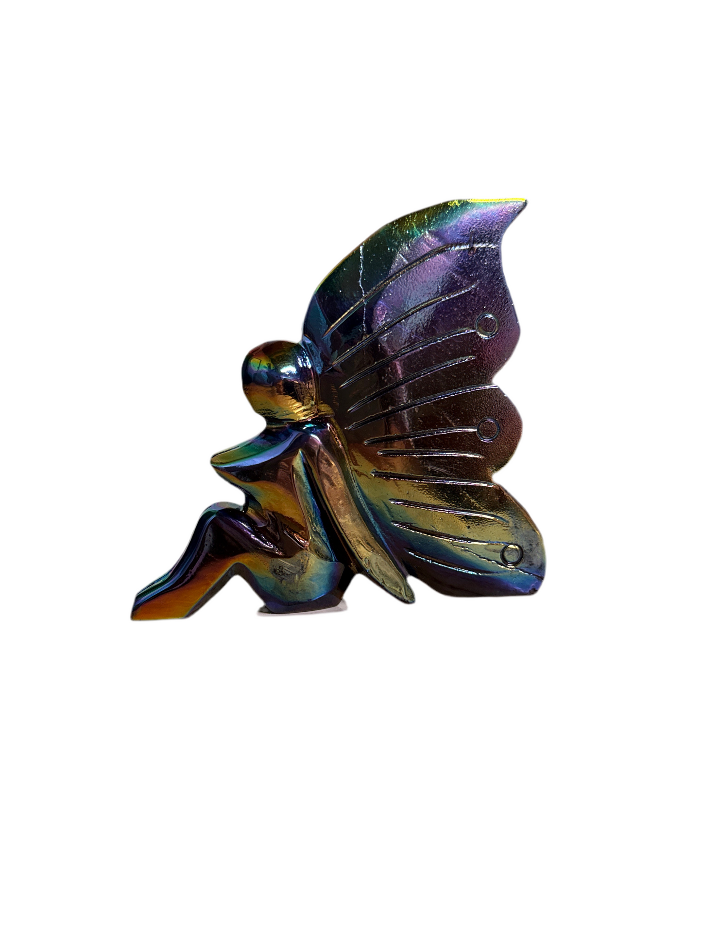 Stone Sitting Fairy Girl