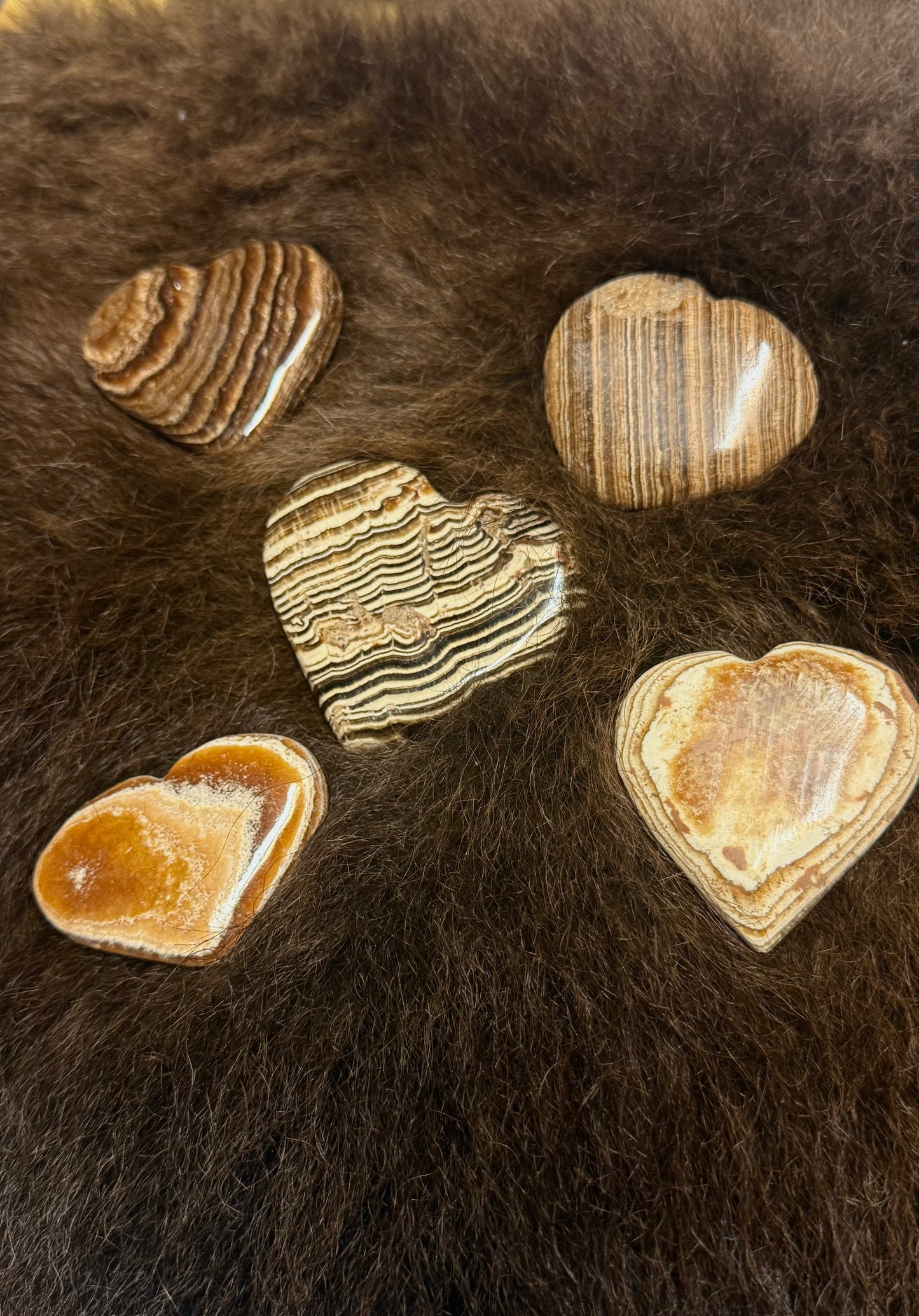 Chocolate Calcite Heart