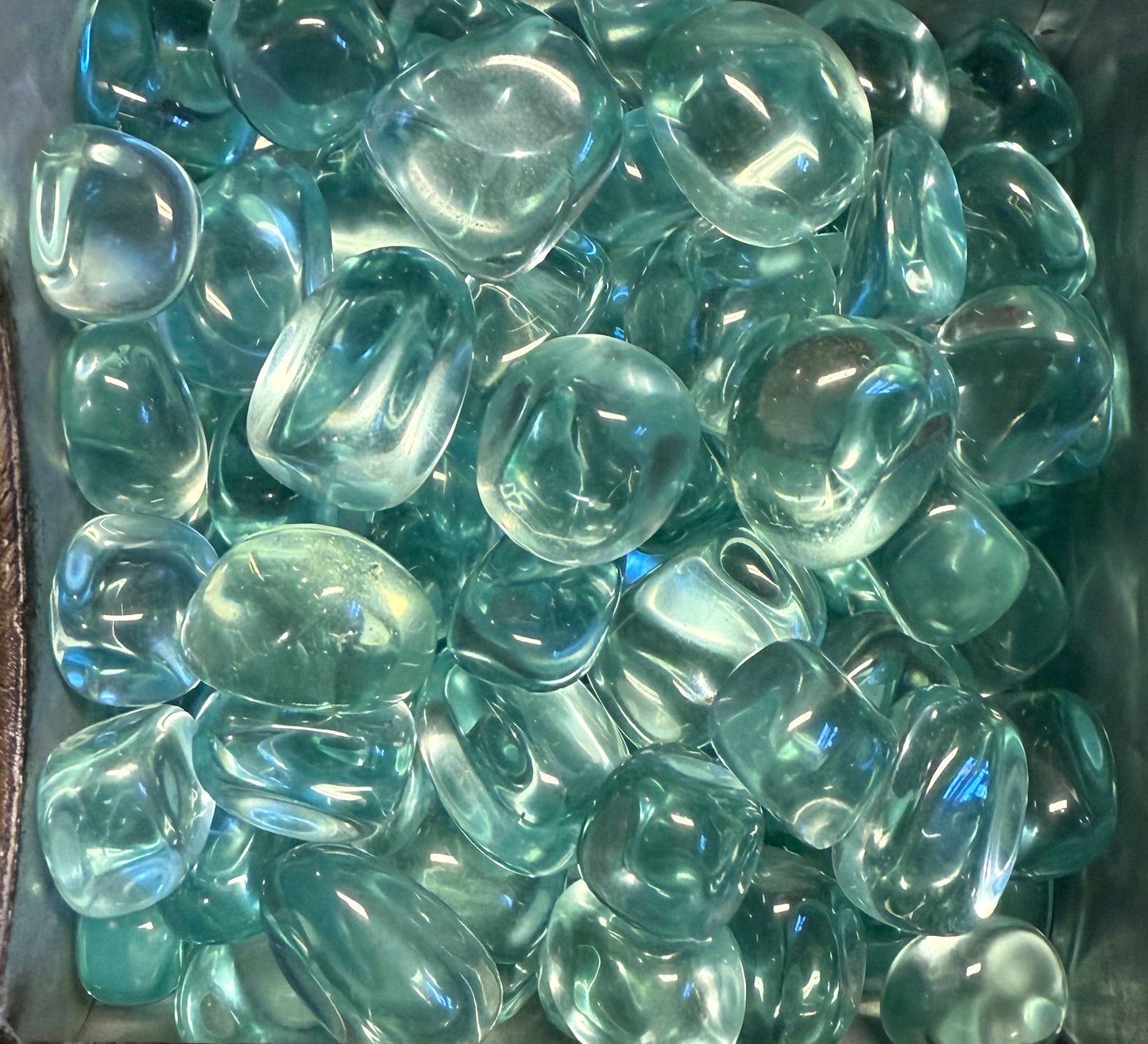 Blue Obsidian Tumbled- AKA Sea Glass