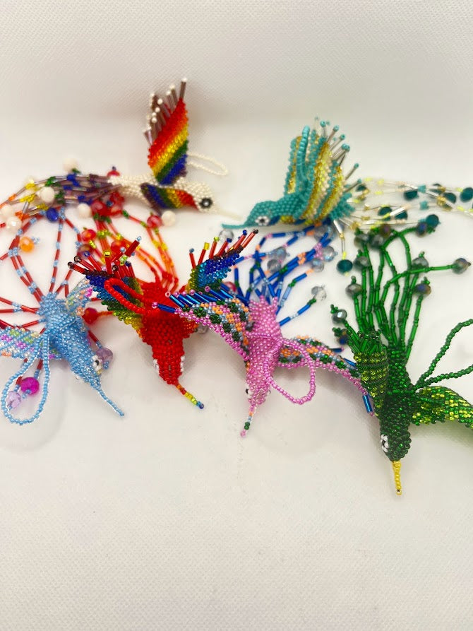 Beaded Hummingbird Ornaments