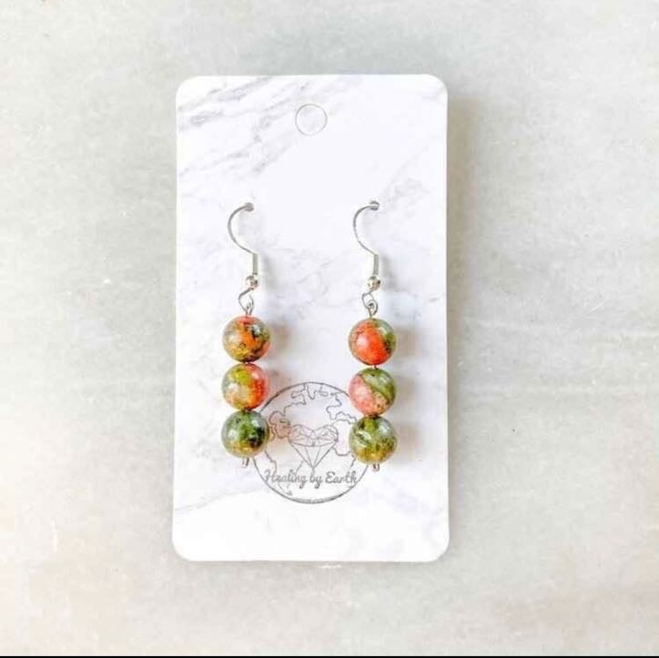 Unakite Earrings