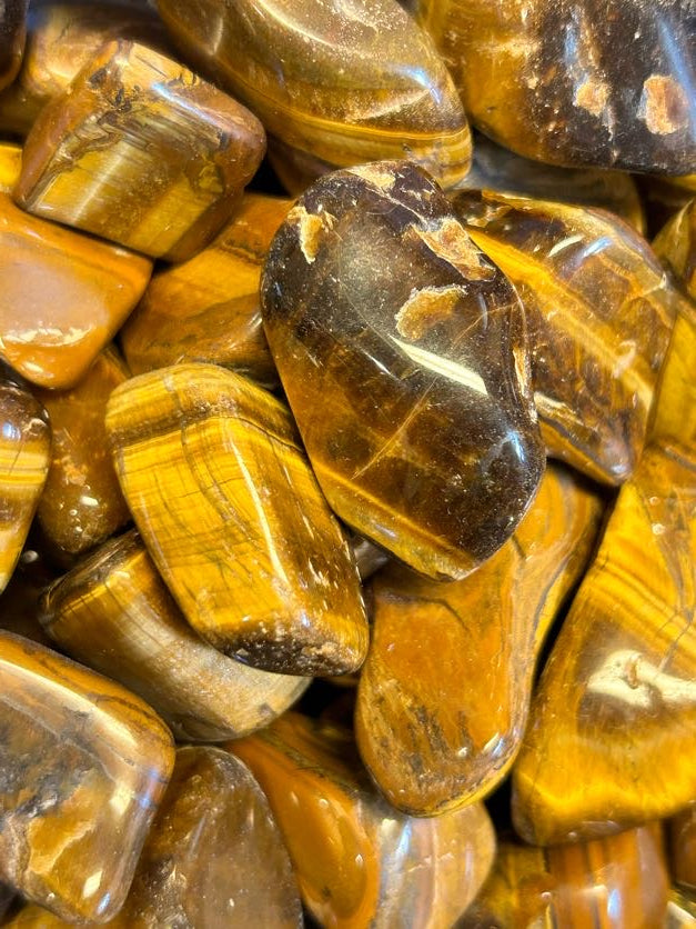 Tigers Eye Tumbled