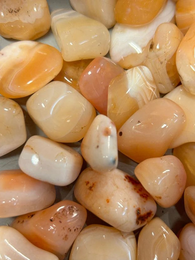 Apricot Agate Tumbled