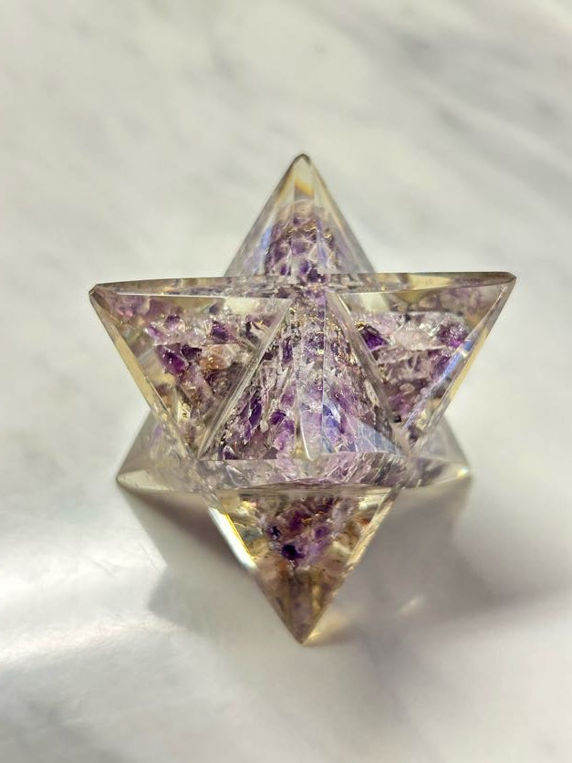 Amethyst Merkaba