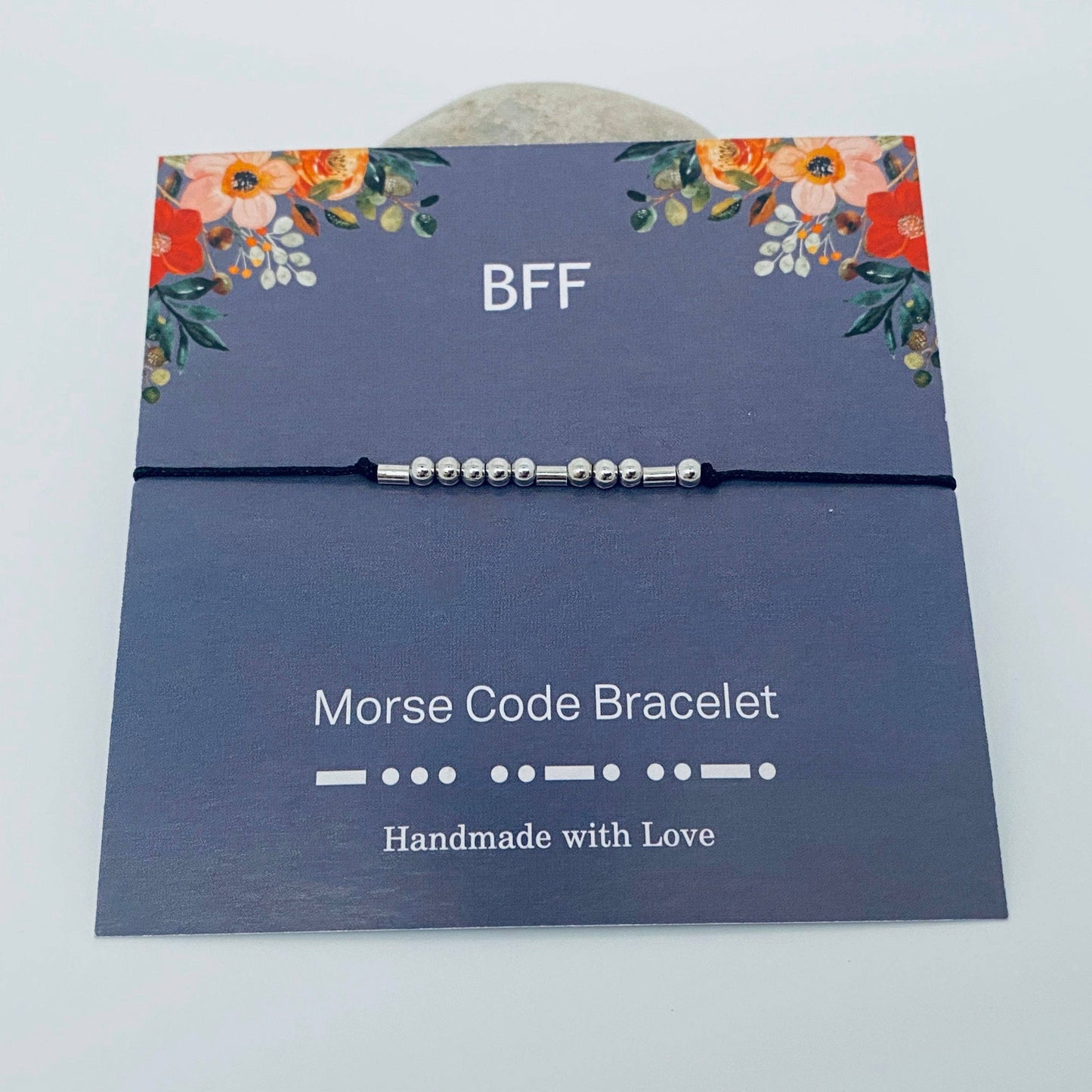 Multi style Morse Code Stretch Bracelets: BFF, Fuck Off, Bad Ass, Fuck Cancer, I Love You, Keep Fucking Going