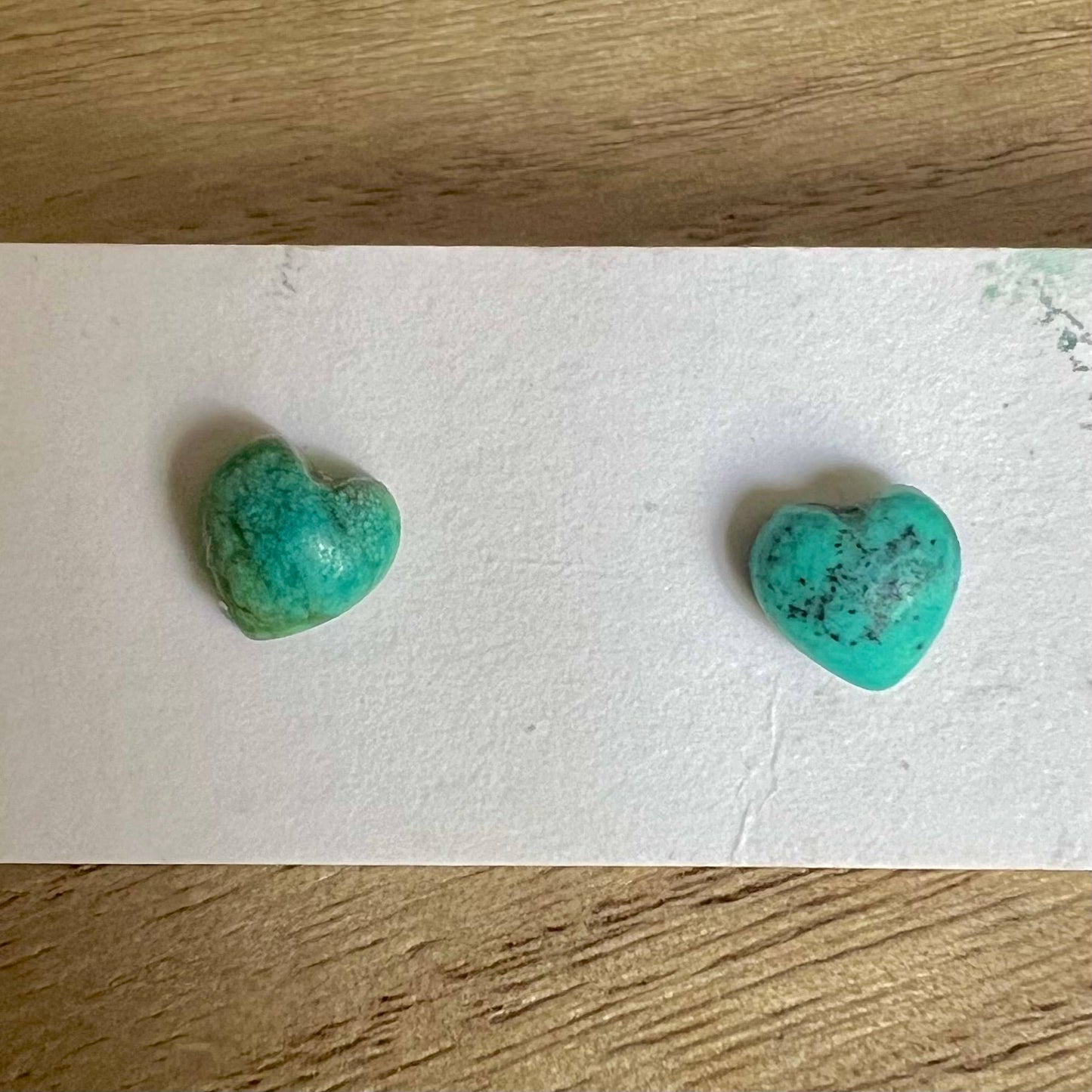 Stud Muffin
turquoise heart earring studs