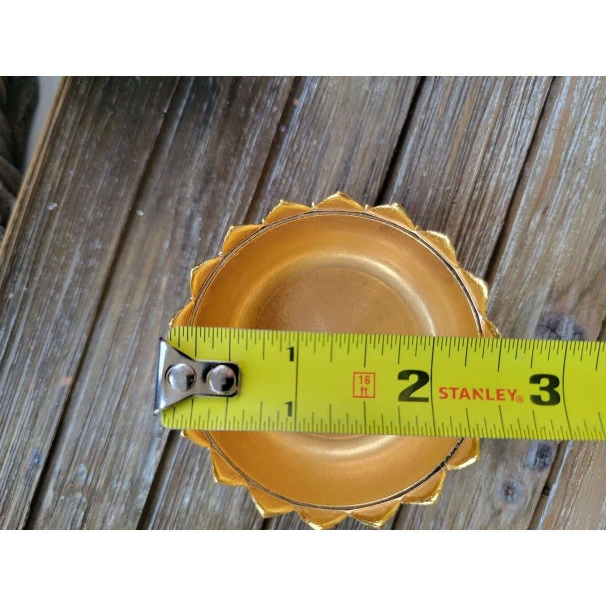Small Lotus Incense Holder, Brass Metal Incense