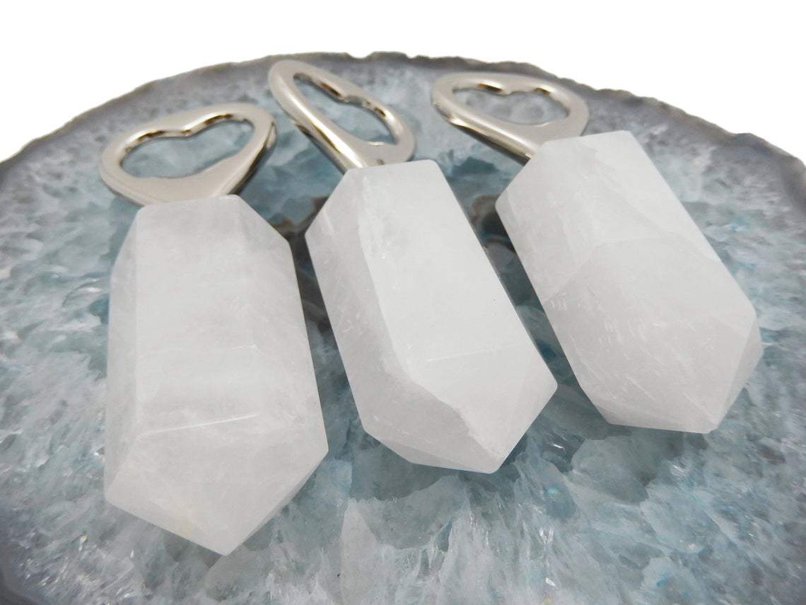 Natural Stone Bottle Opener Citrine, Agate, Rose, Sodalite, Amethyst and Crystal Quartz