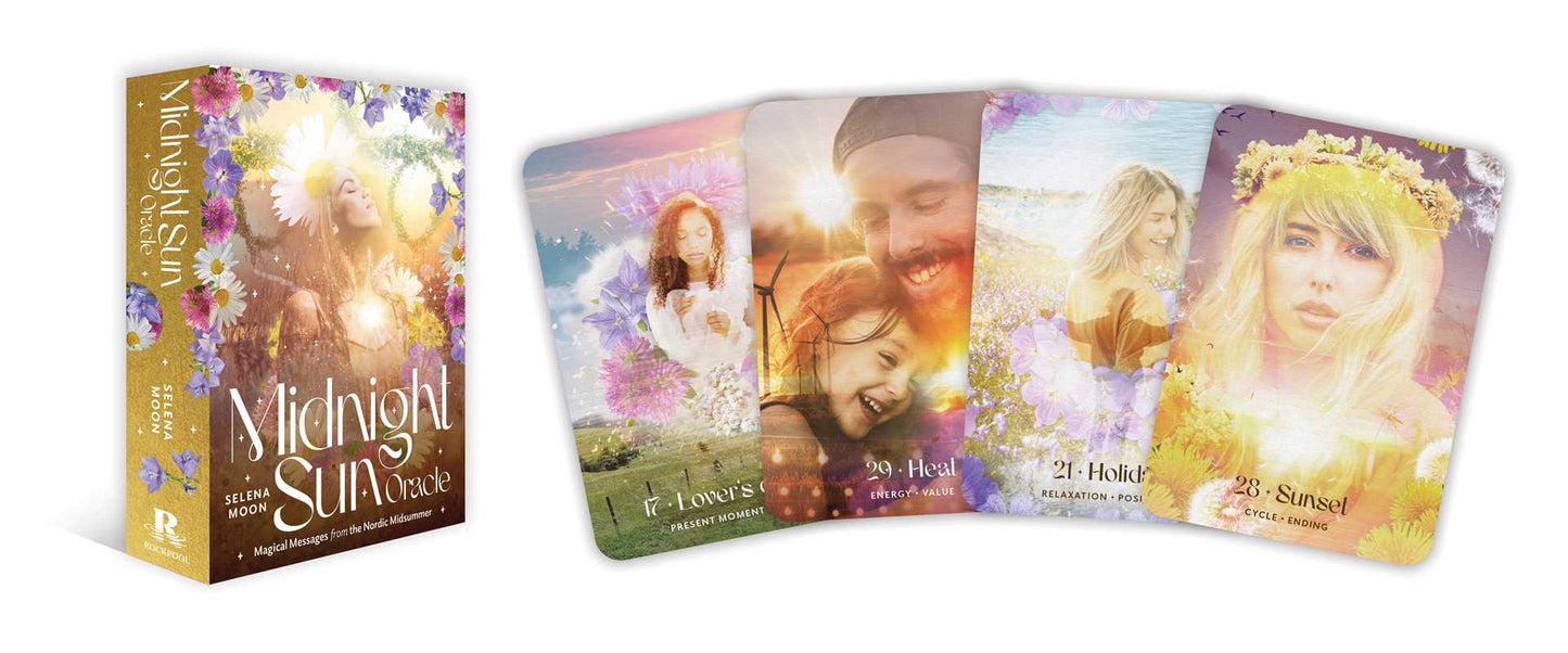 Midnight Sun Oracle by Selena Moon: Flashcards; 112 pages / English