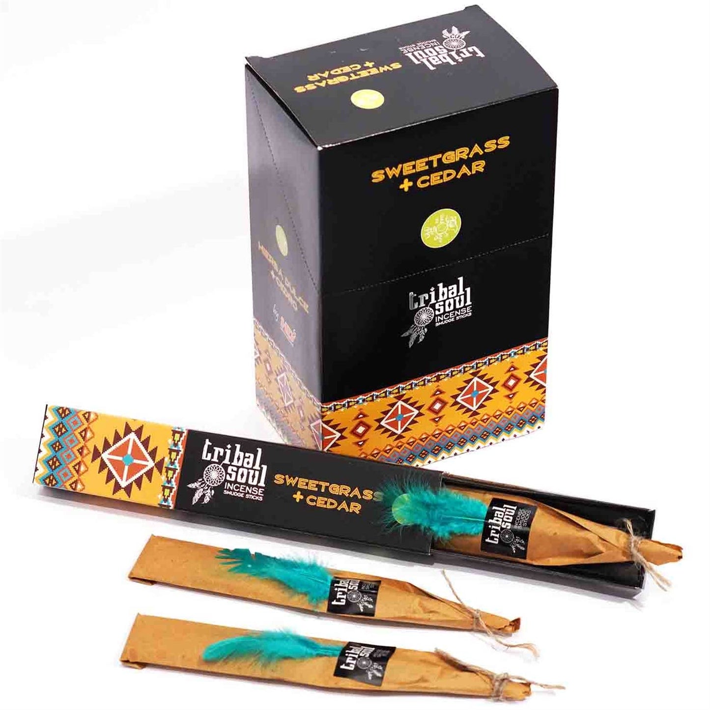 Tribal Soul Incense- Sweet Grass & Ceder: Sweet Grass & Ceder