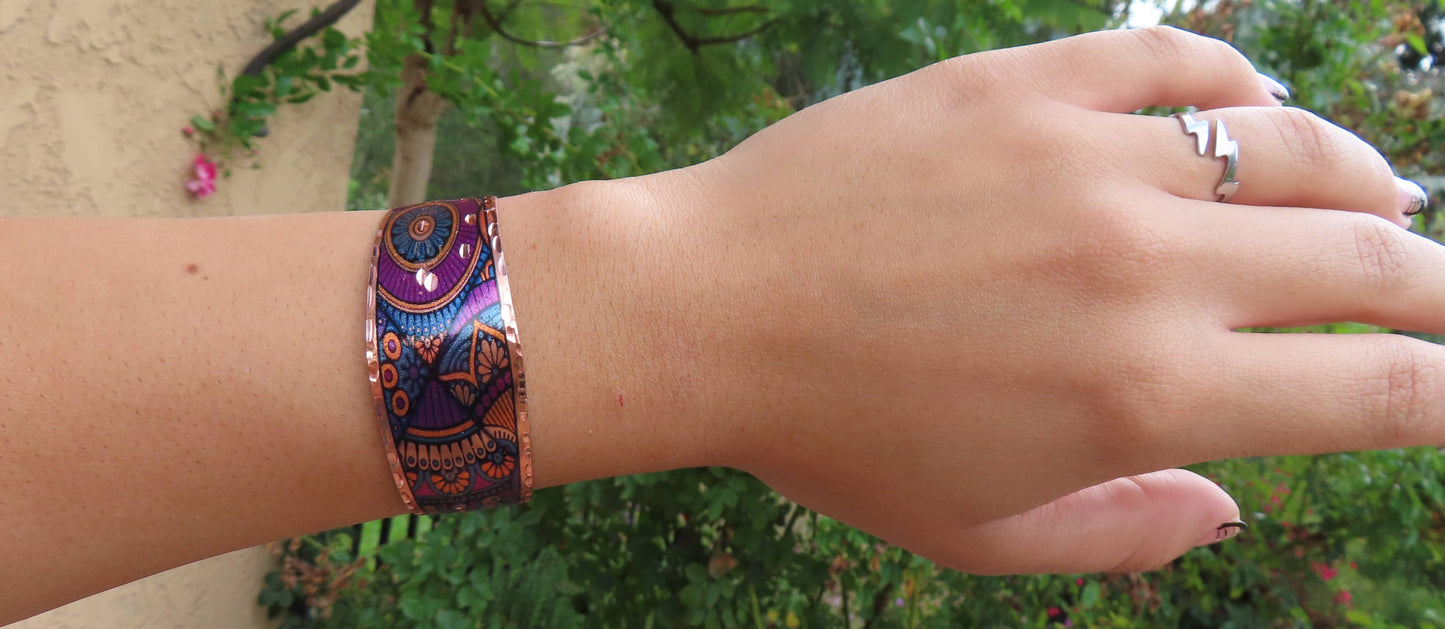 Embellished Copper Bracelets