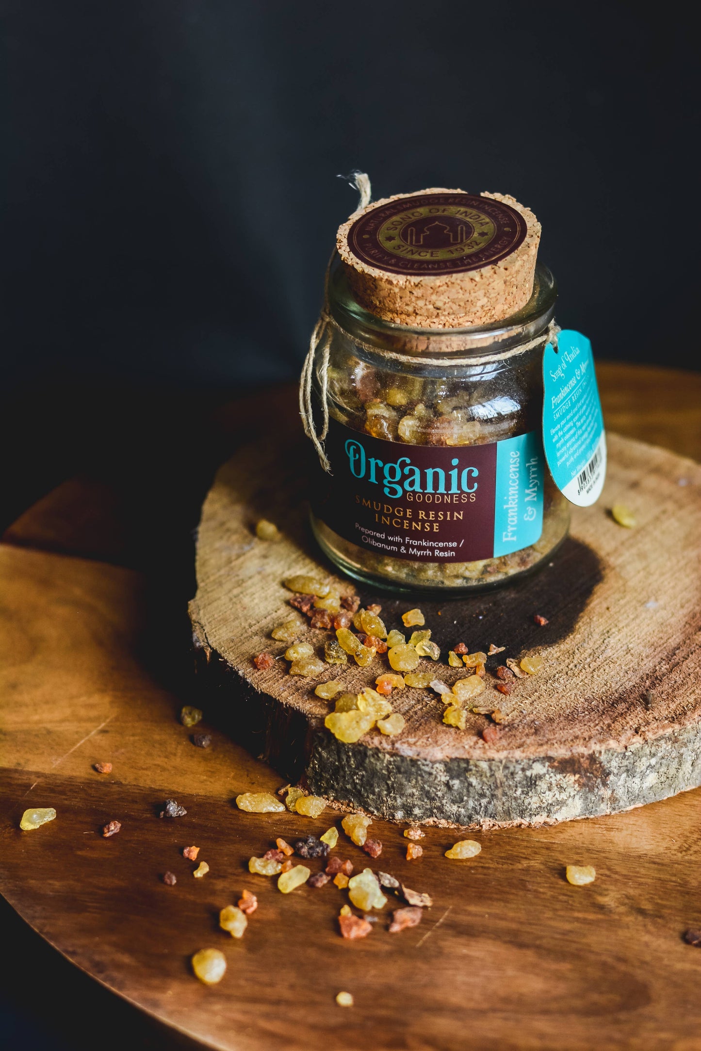 Organic Resin: Frankincense & Myrrh, Palo Santo and Cedar