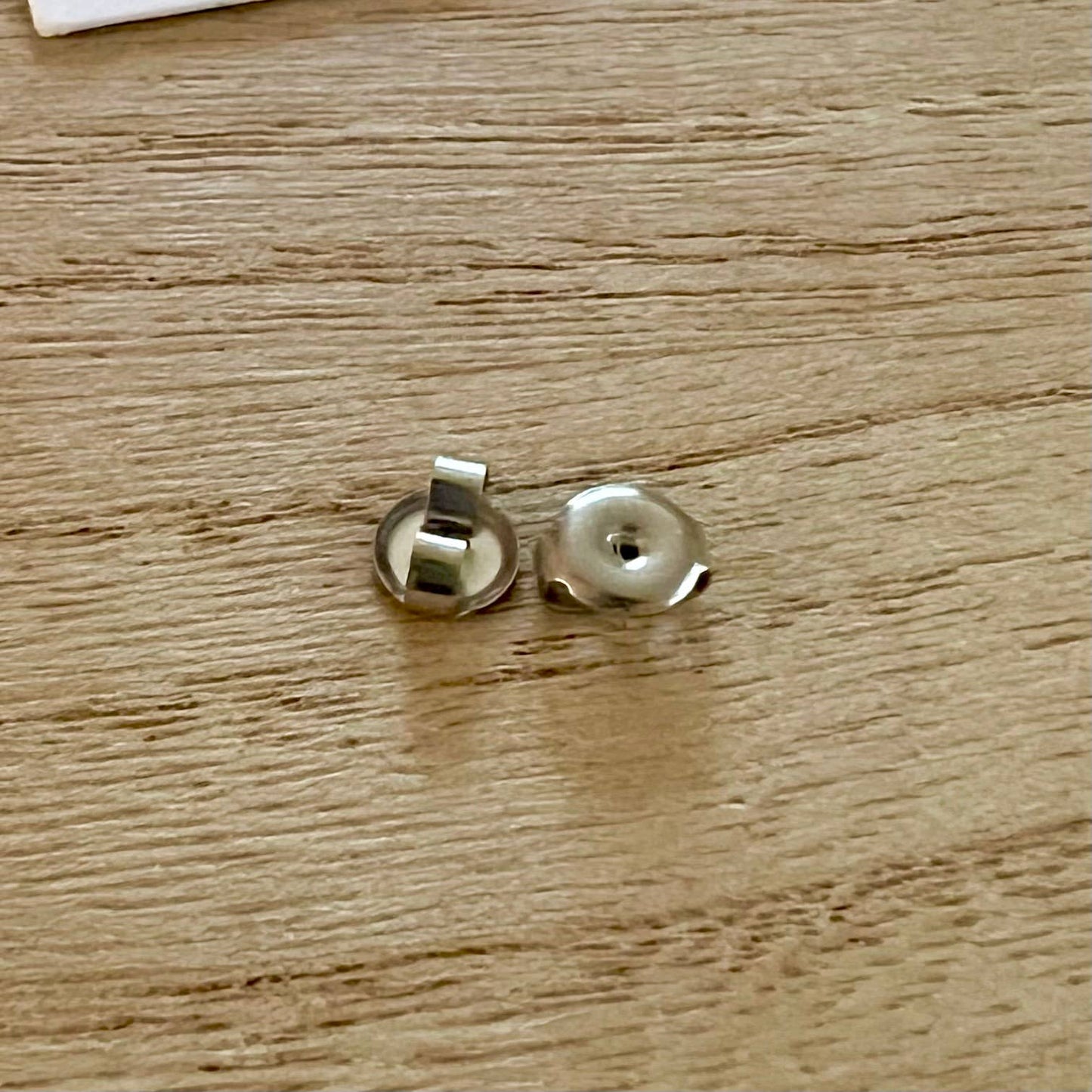 Skirt The Issue minimal post silver stud earrings