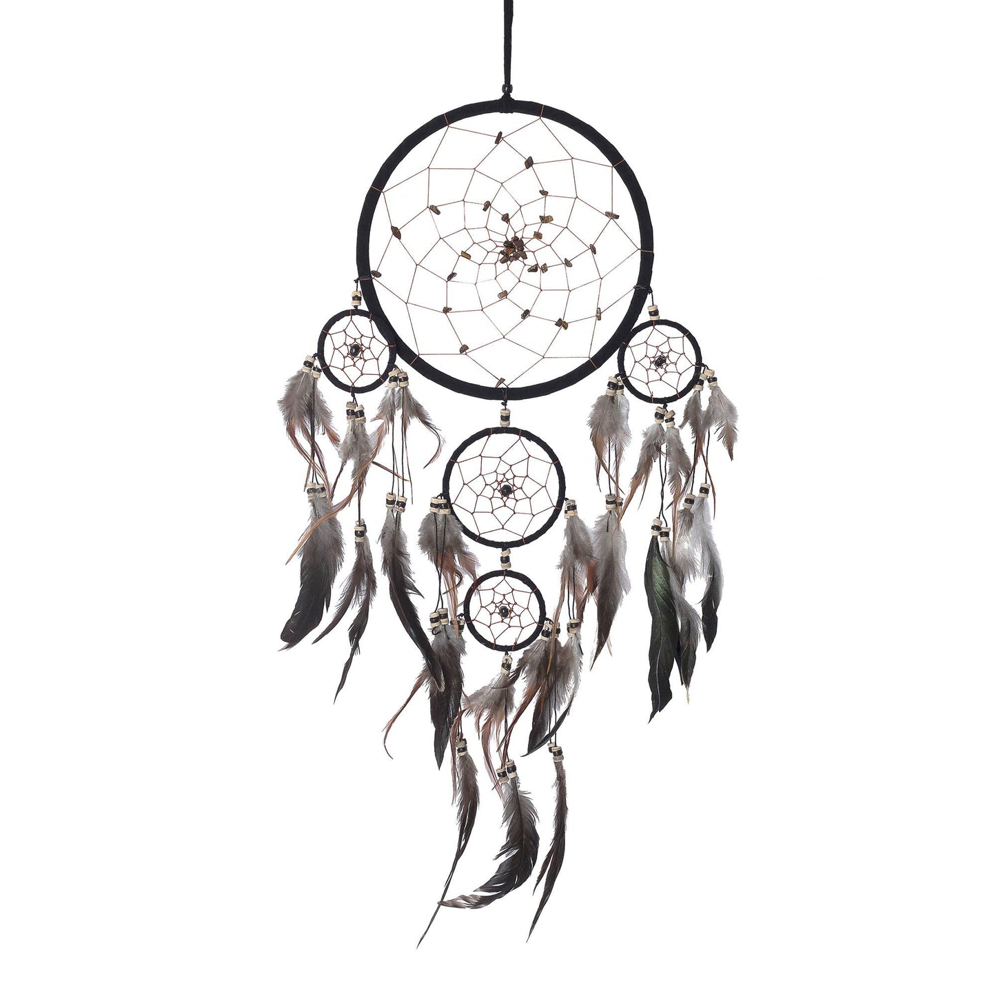 Black Tiger Eye Dream Catcher