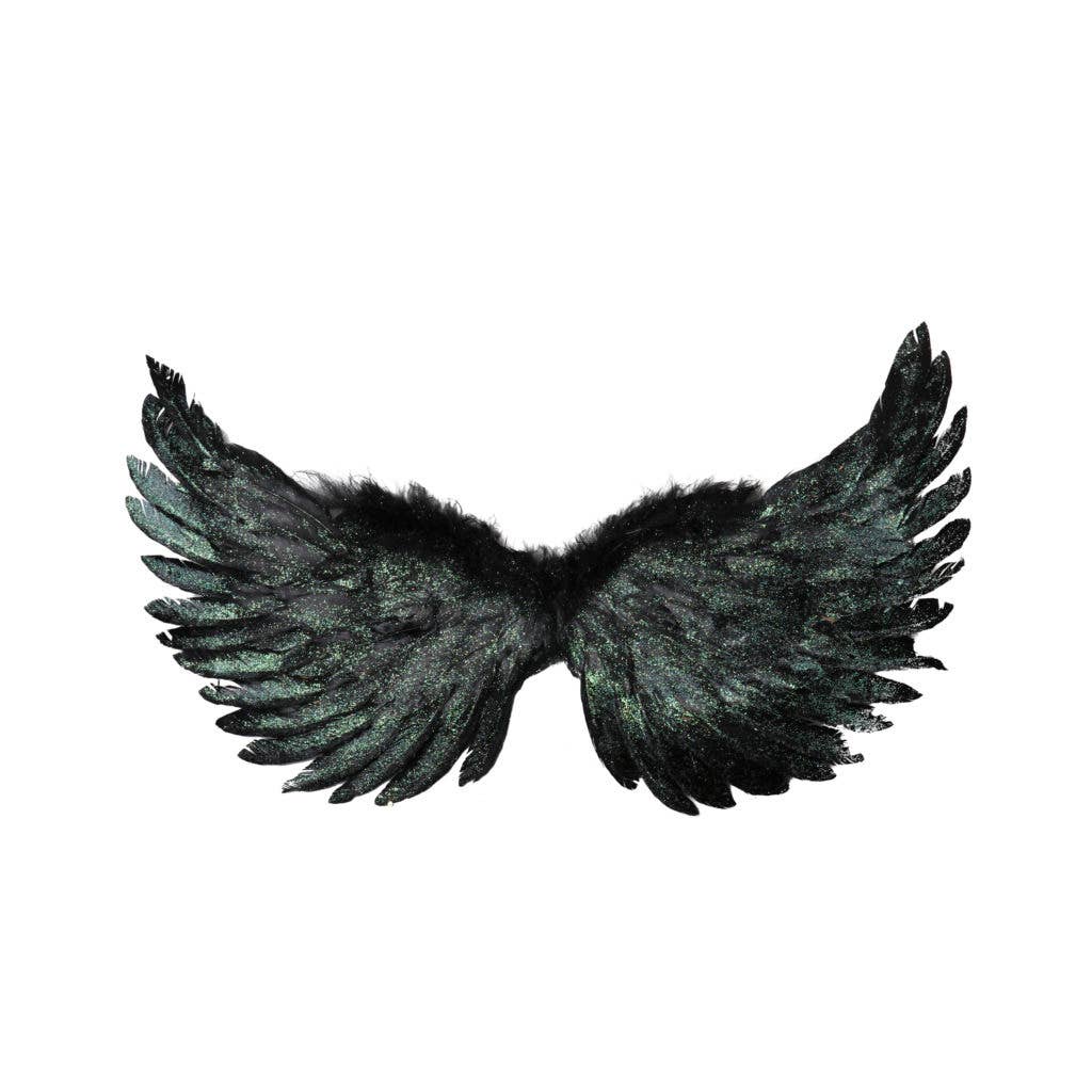 Dark Angel wings - Black, 22 x 11 inches