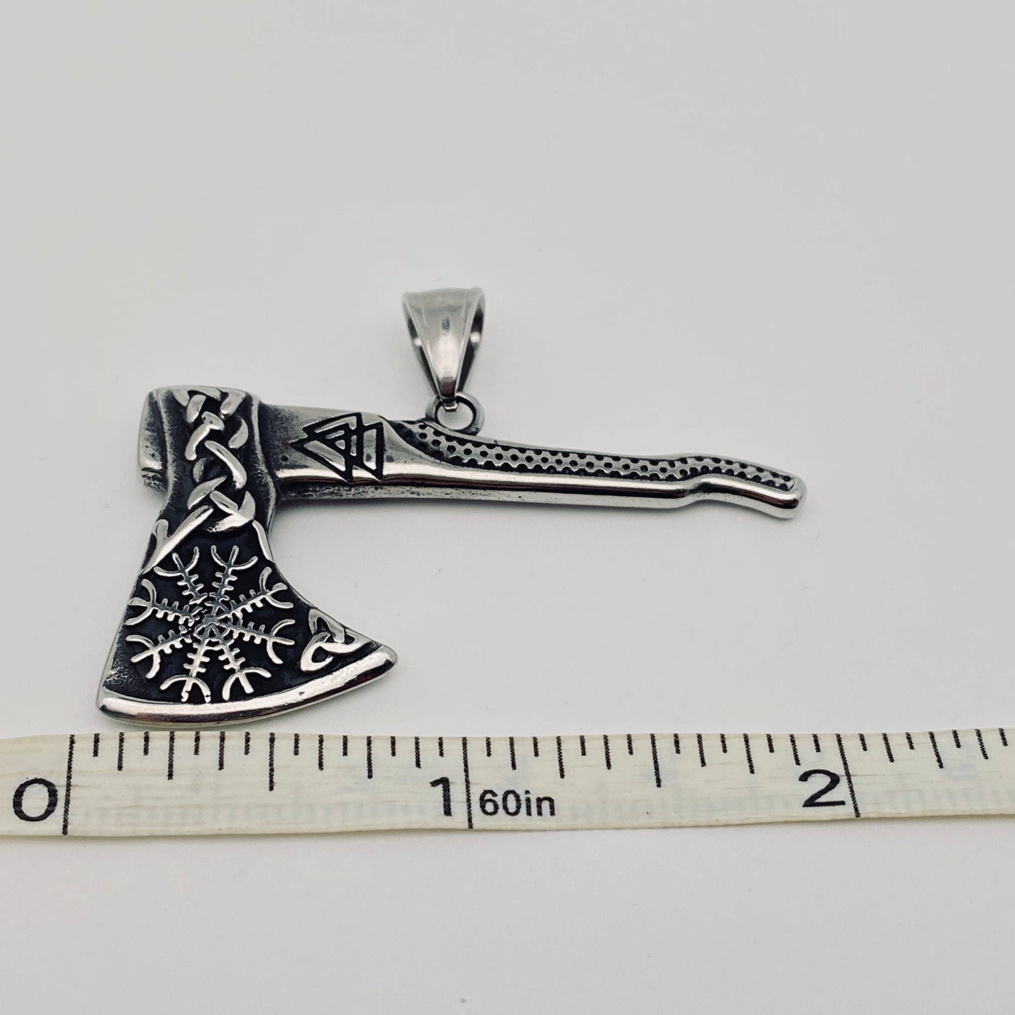 Viking Axe Celtic Knot Titanium Steel Pendant