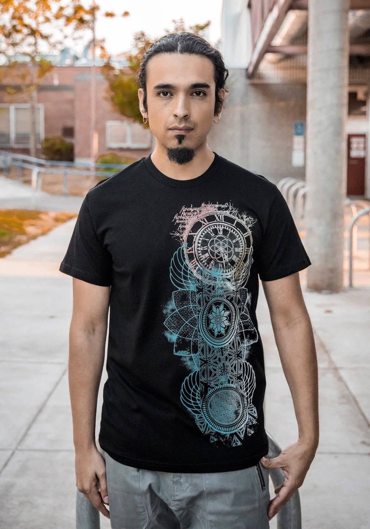 Time Capsule Shirt Dark Teal or Black