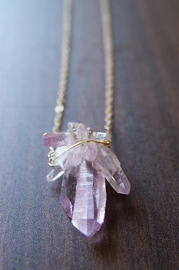 Vera Cruz Amethyst Gold Necklace