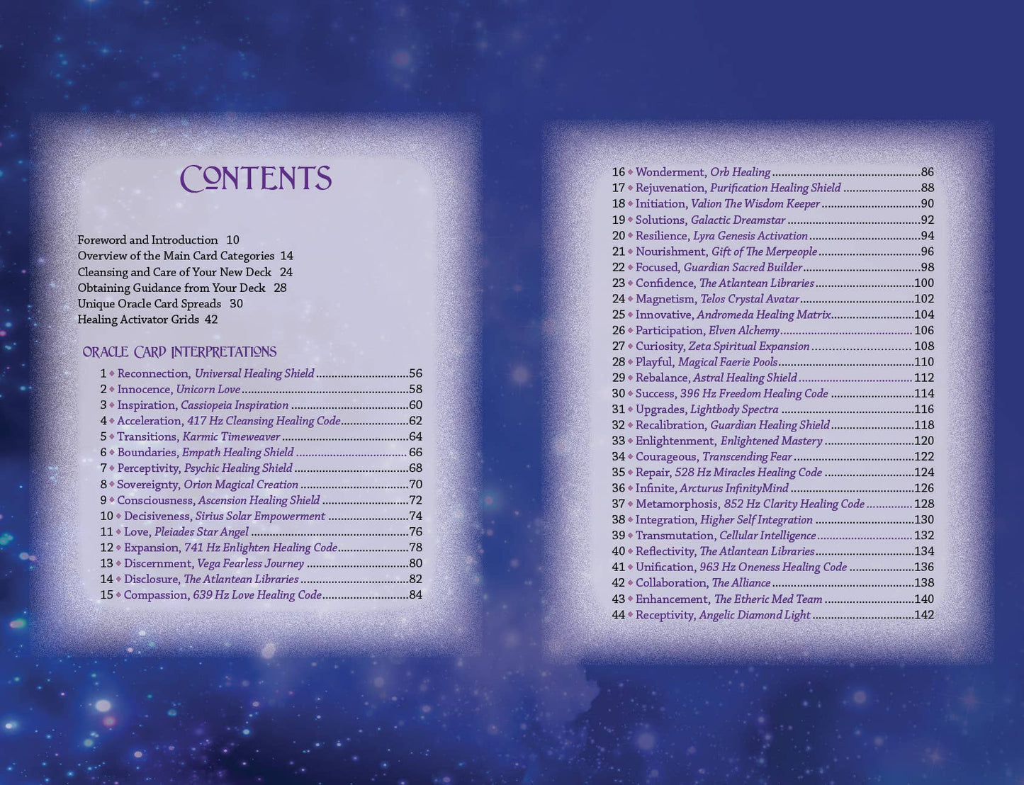 Celestial Frequencies: Oracle Cards and Healing Activators