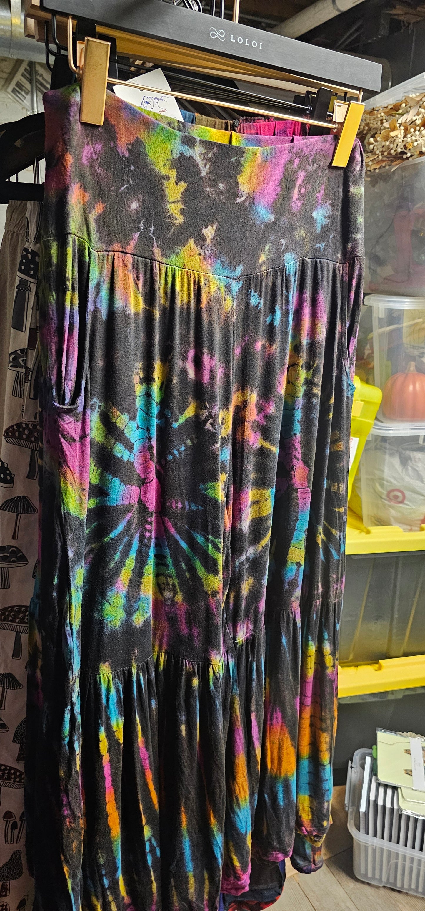 Tie Dye Pants- Ruffles and/or Patch Work Various