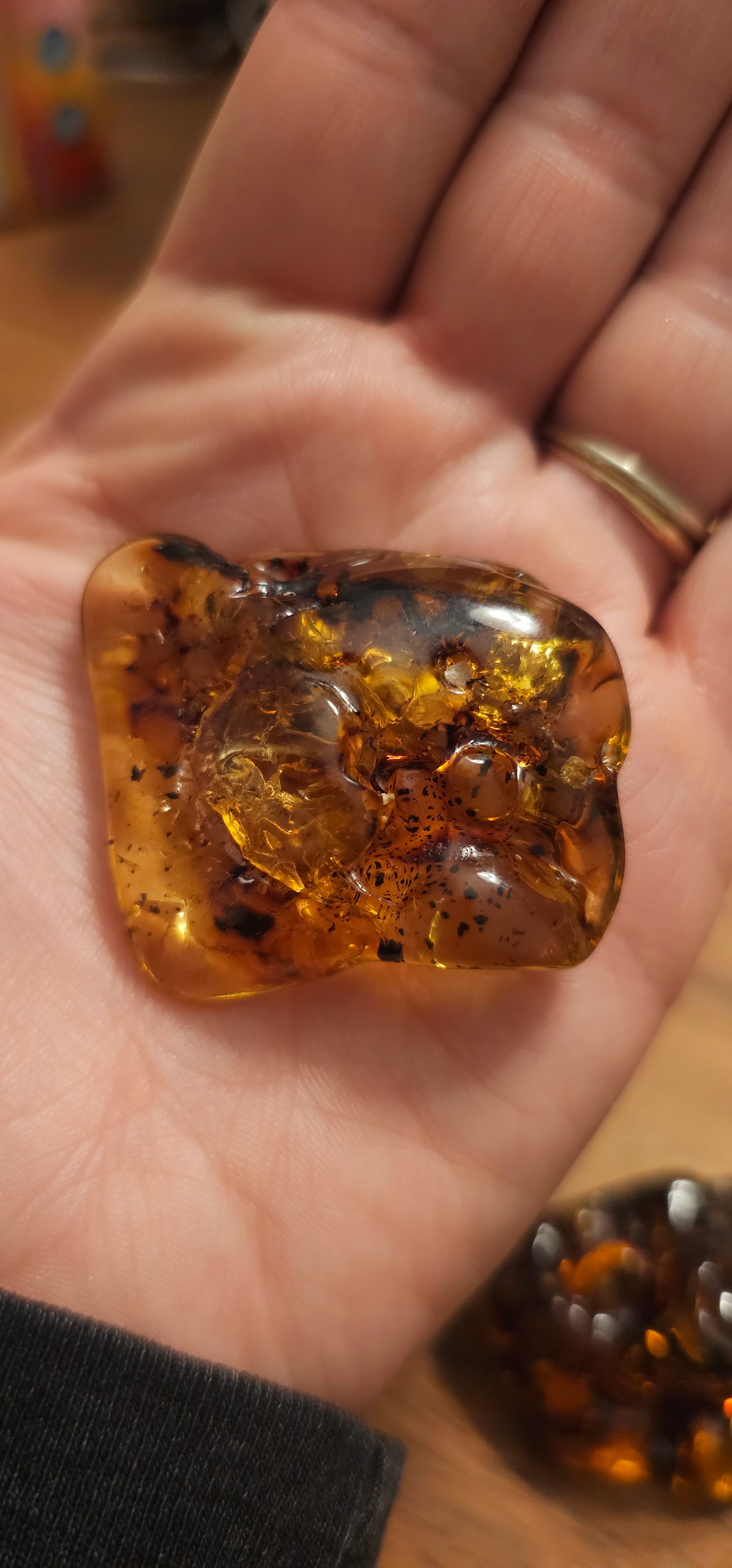 Amber chunks from Lithuania