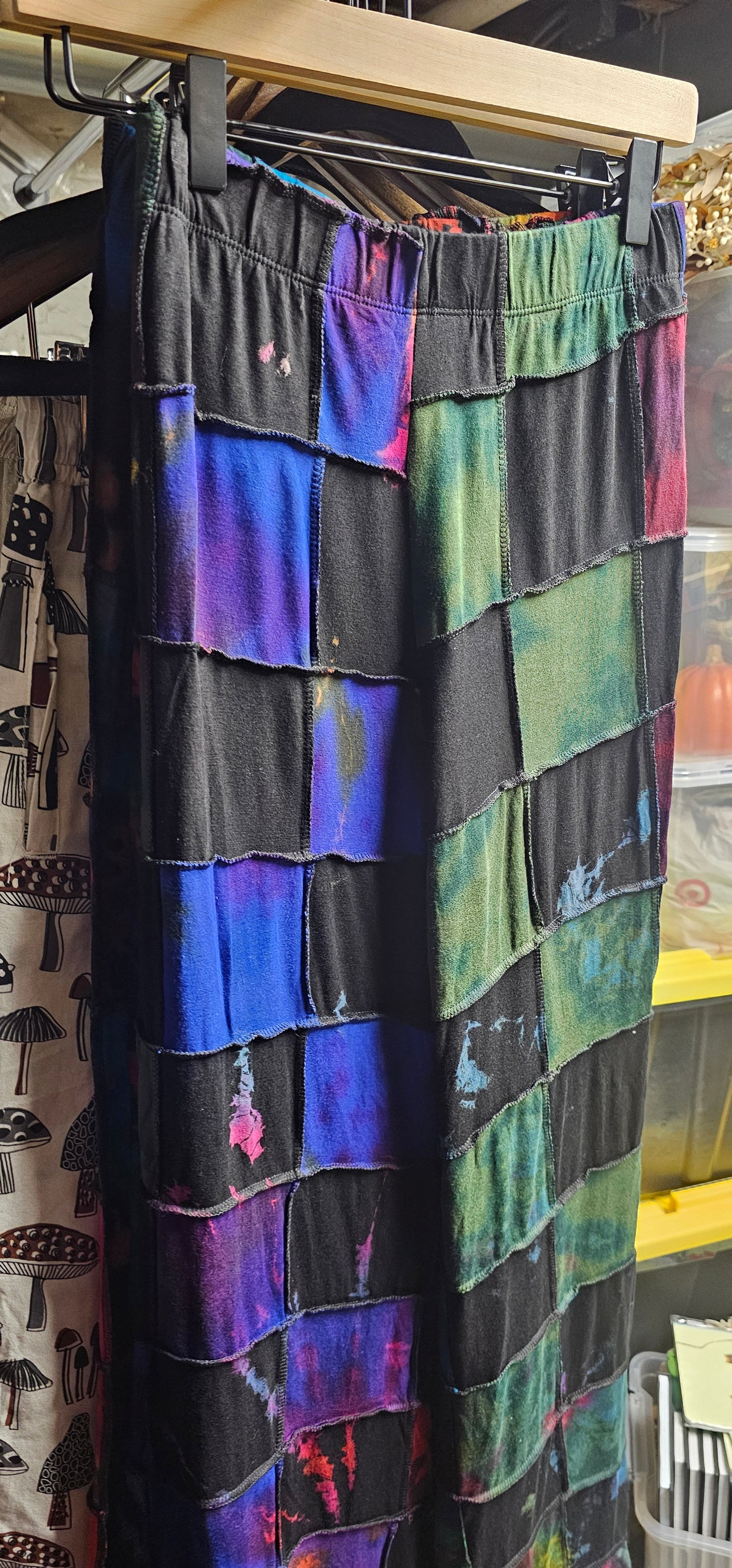 Tie Dye Pants- Ruffles and/or Patch Work Various