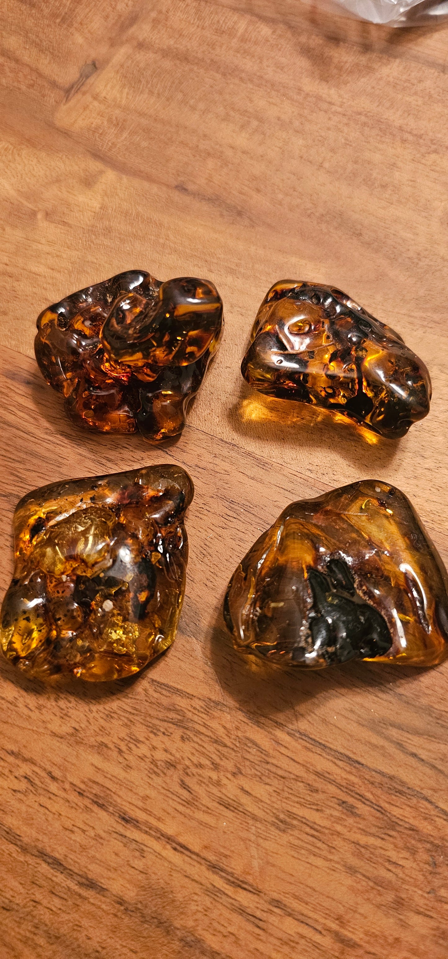 Amber chunks from Lithuania