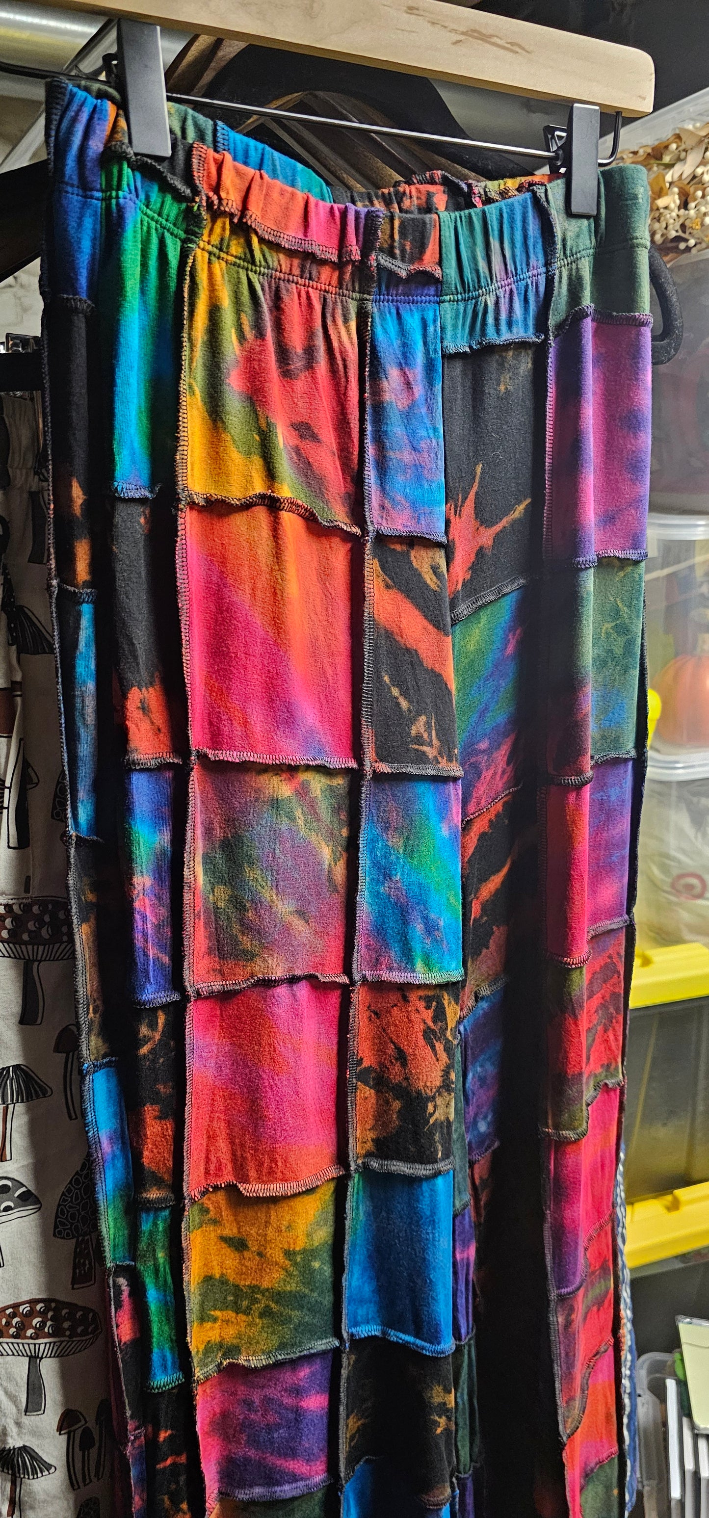 Tie Dye Pants- Ruffles and/or Patch Work Various