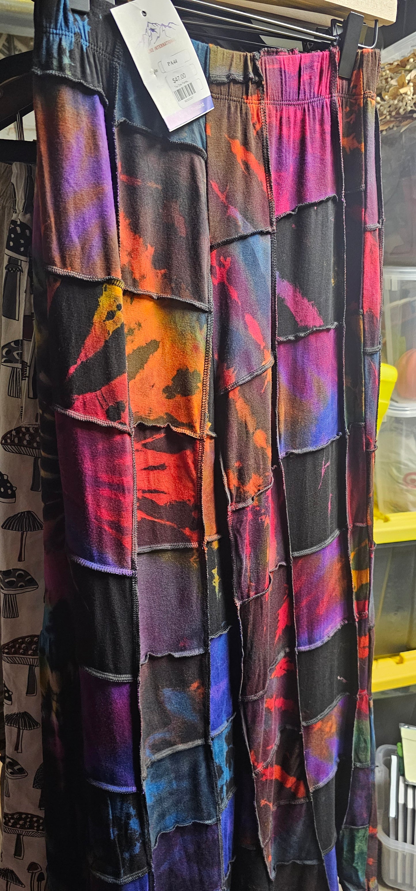 Tie Dye Pants- Ruffles and/or Patch Work Various