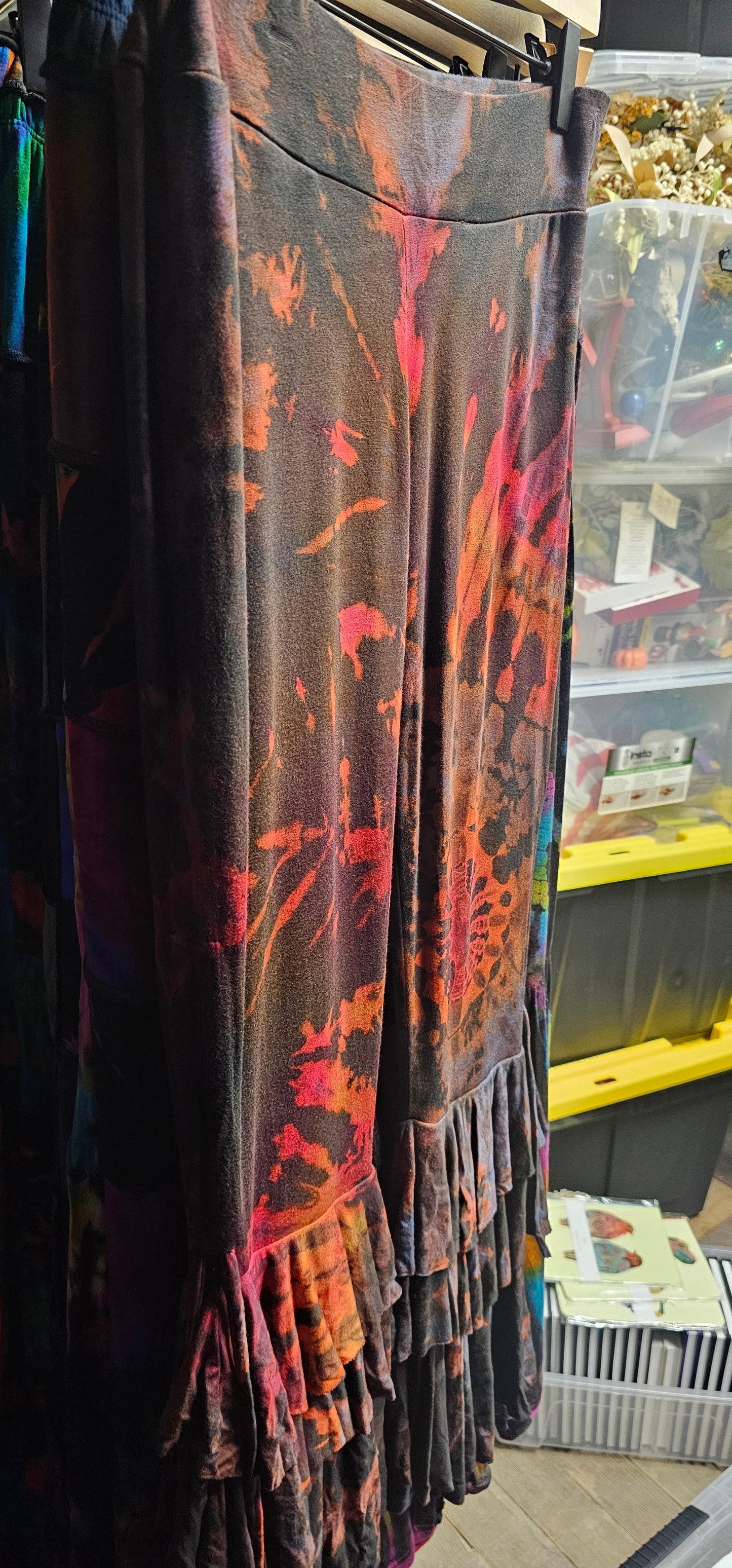 Tie Dye Pants- Ruffles and/or Patch Work Various