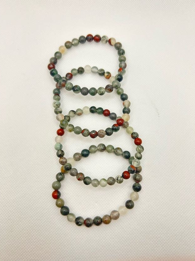 African Bloodstone Bracelets