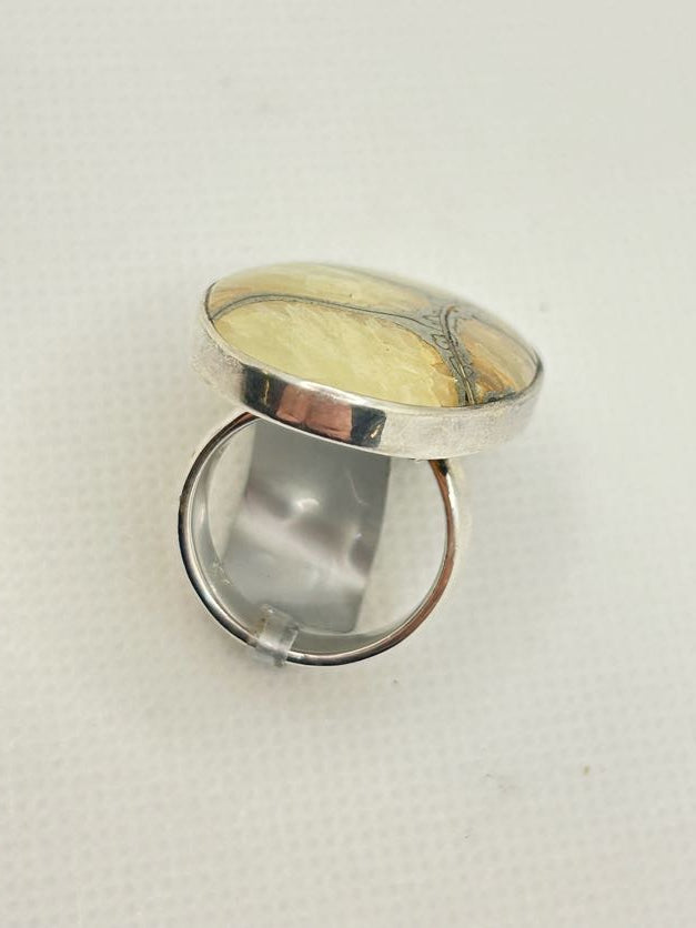 Agate Chalcedony Ring