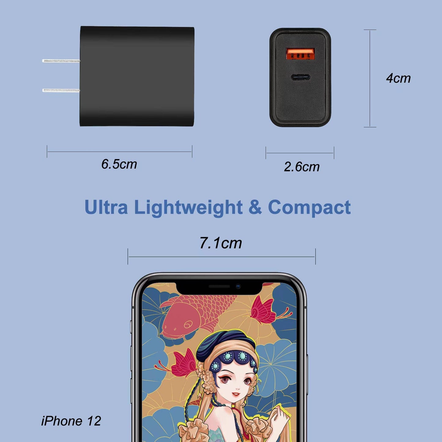 Charge 2-Port USB Wall Chargers for Android & IP Retail Pack: White / 2 USB-A Ports