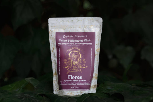 Flores  - Blue Lotus Ceremonial Cacao Elixir: 333g