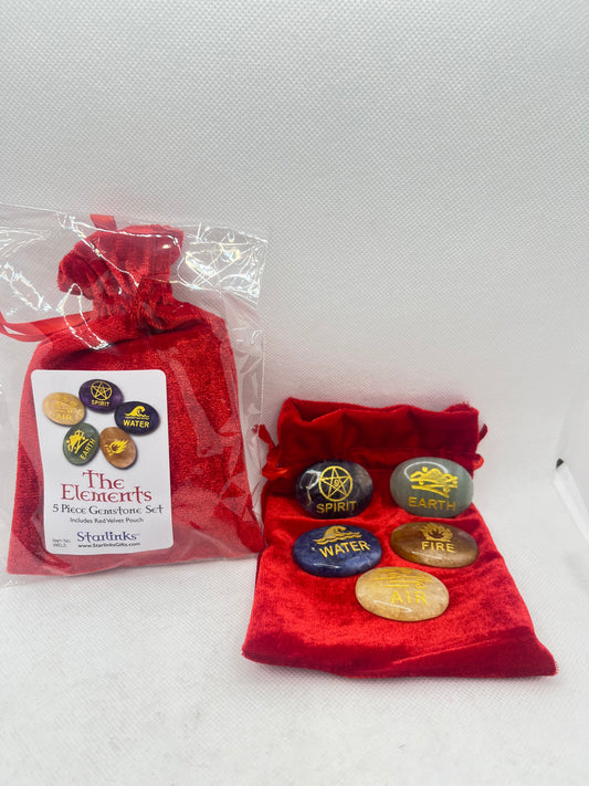 The Elements 5 Piece Gemstone Setrock