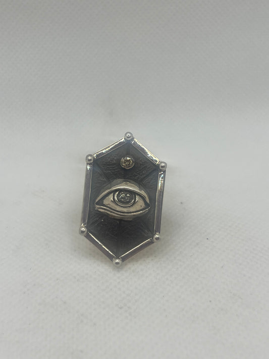 Diamond Protective Eye Ring