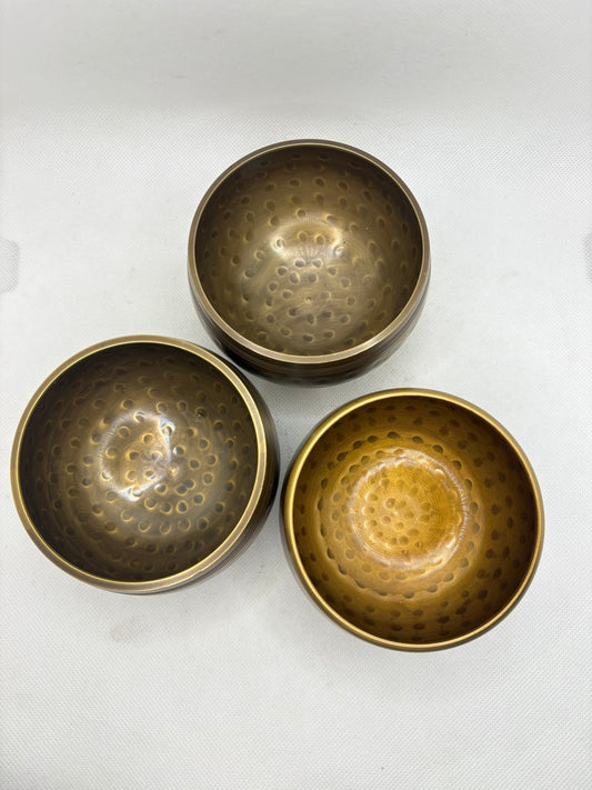 Tibetan Brass Bowl 3-4"