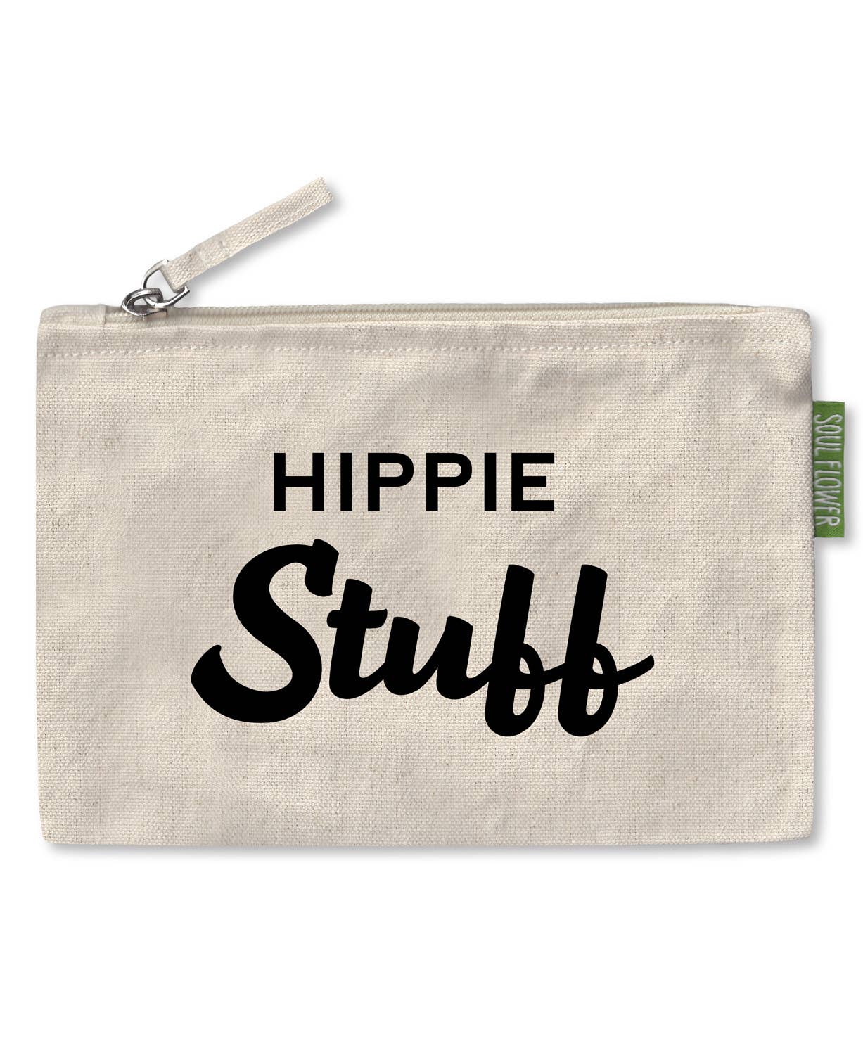 Hippie Stuff Large Zipper Pouch - Funny Pouches