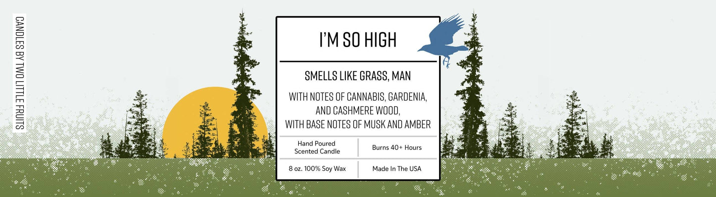 Scented Candle | Canabis Candle | Fun Candles | I'm So High