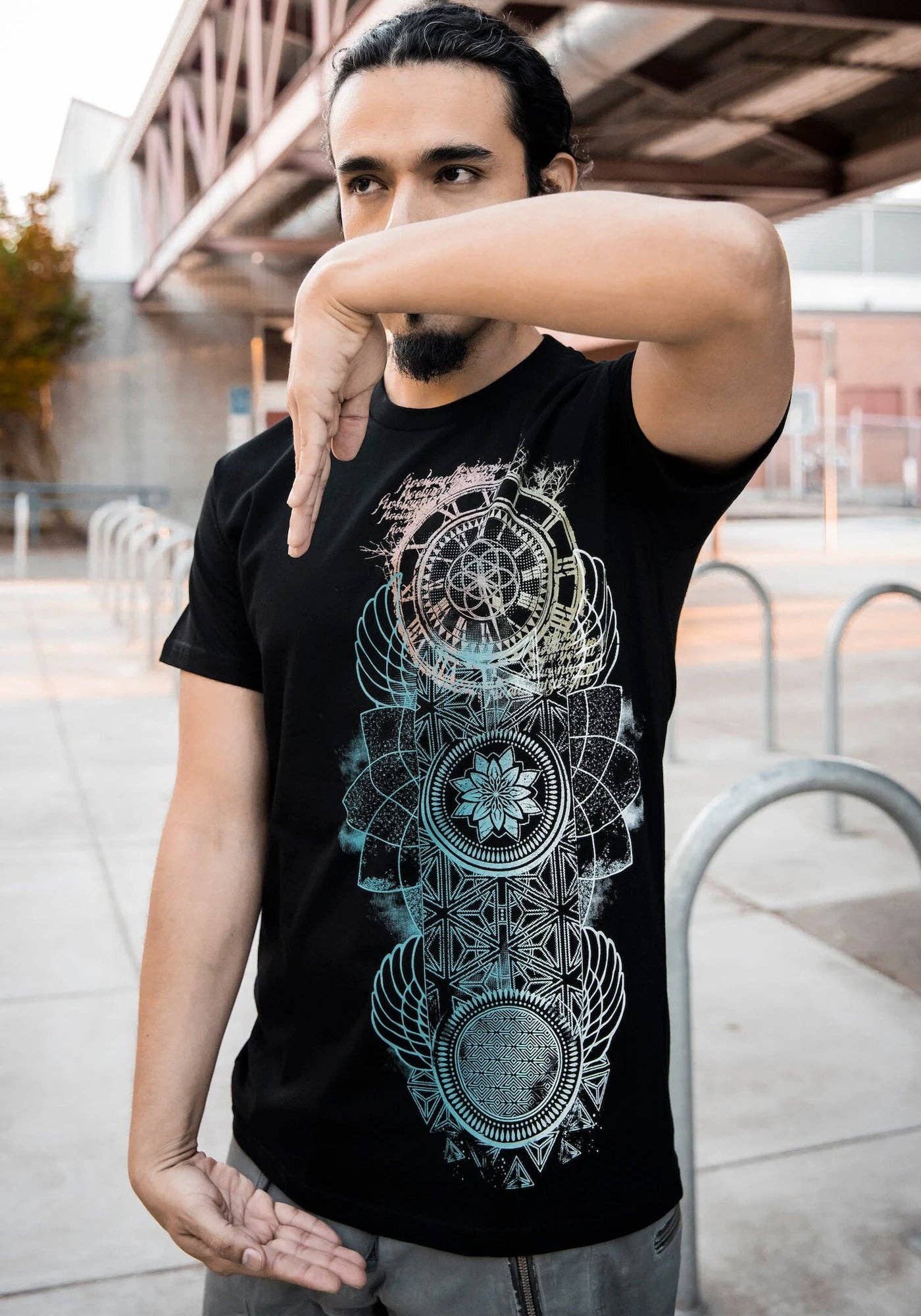 Time Capsule Shirt Dark Teal or Black