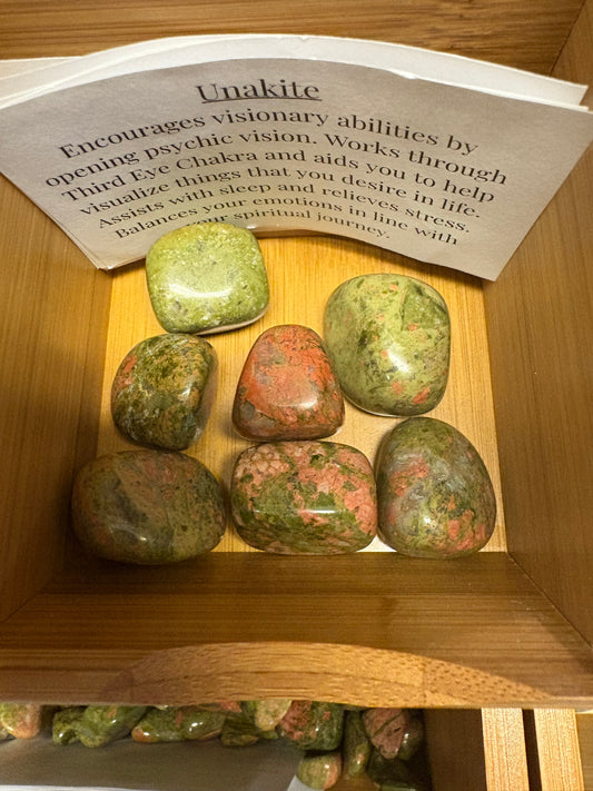 Unakite Tumbled