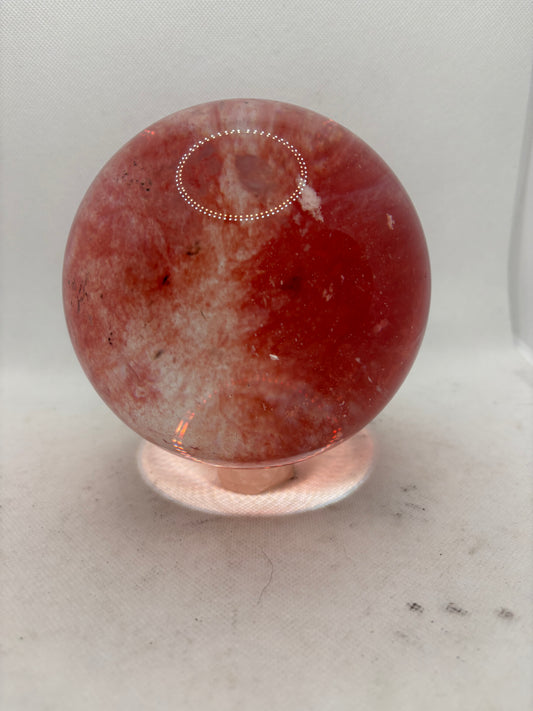 Cherry Quartz Sphere 6"