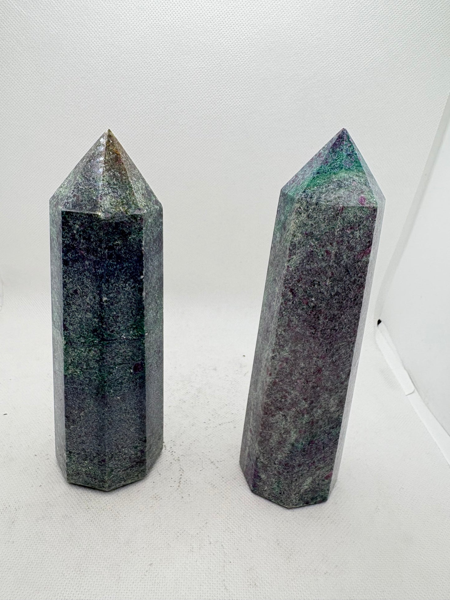 Ruby Zoisite with Mica Tower