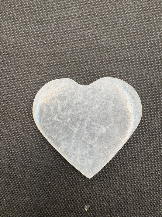 Selenite Small Hearts